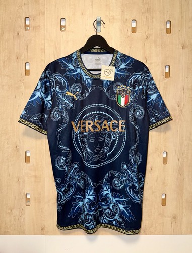 Versace italien trikot blau - trikot,