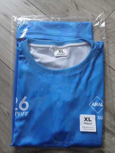 Fußballtrikot aral blau - fußballtrikot,